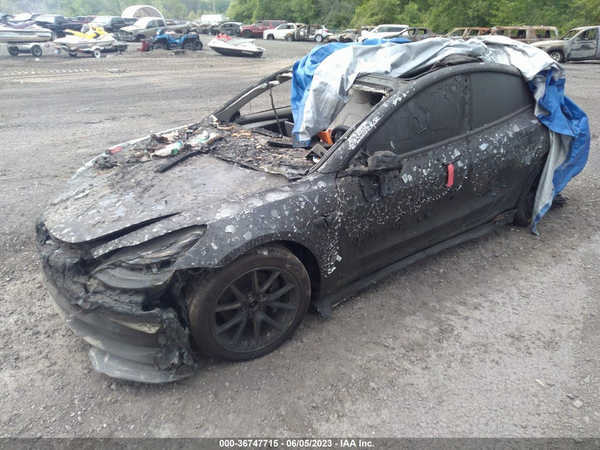 VIN 5YJ3E1EB3NF348205 2022 TESLA MODEL 3 LONG RANGE