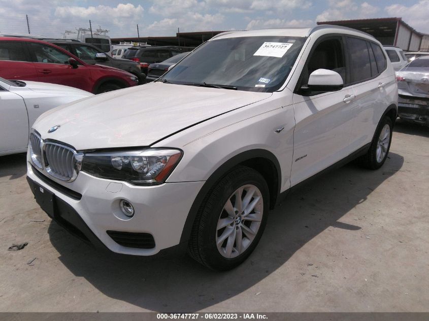 2017 BMW X3 SDRIVE28I - 5UXWZ7C51H0V85116