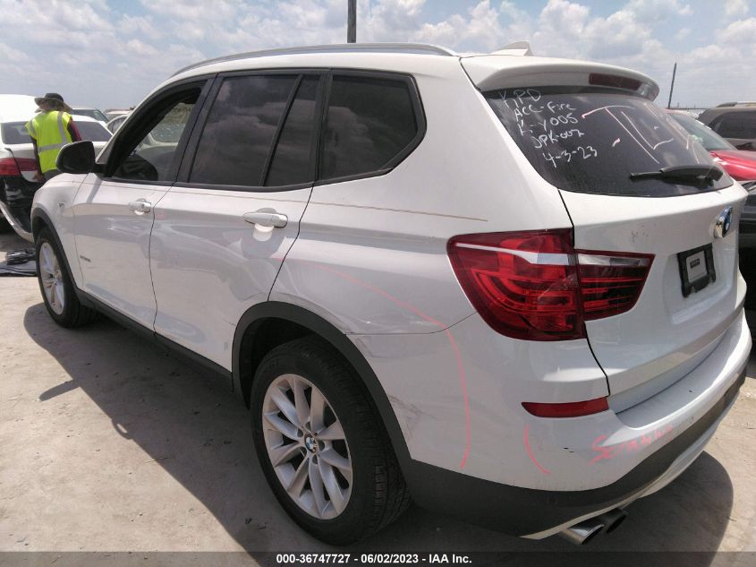 2017 BMW X3 SDRIVE28I - 5UXWZ7C51H0V85116