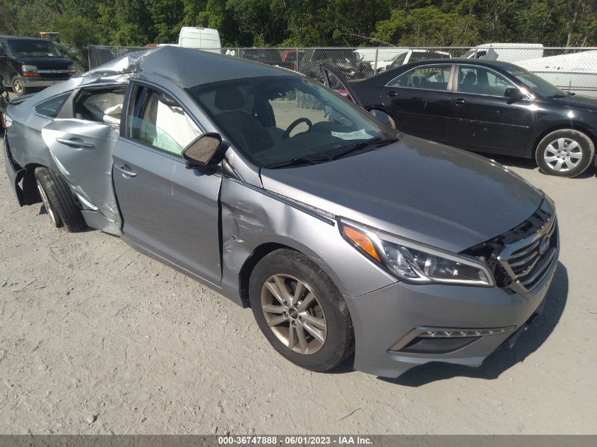 2015 HYUNDAI SONATA 2.4L SE - 5NPE24AF9FH234112