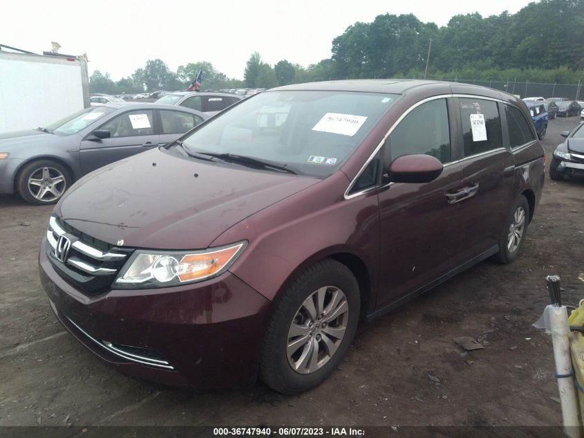 2014 HONDA ODYSSEY EX-L - 5FNRL5H6XEB118635