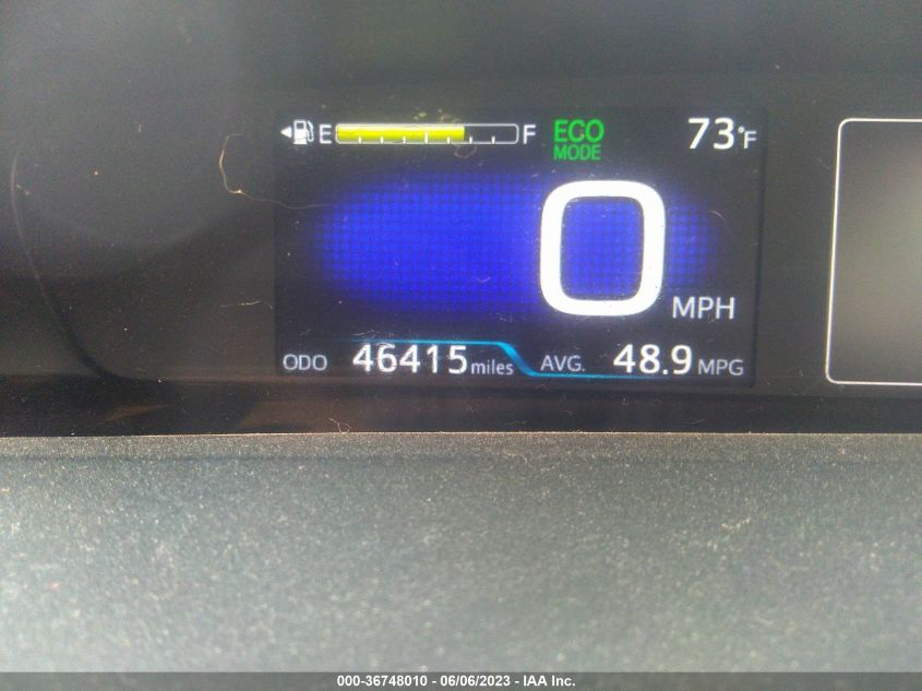 2020 TOYOTA PRIUS LE/XLE - JTDL9RFU3L3016410