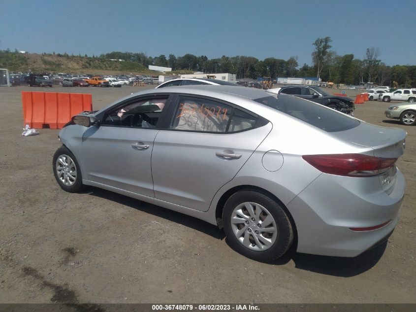 2017 HYUNDAI ELANTRA SE - 5NPD74LF6HH182936