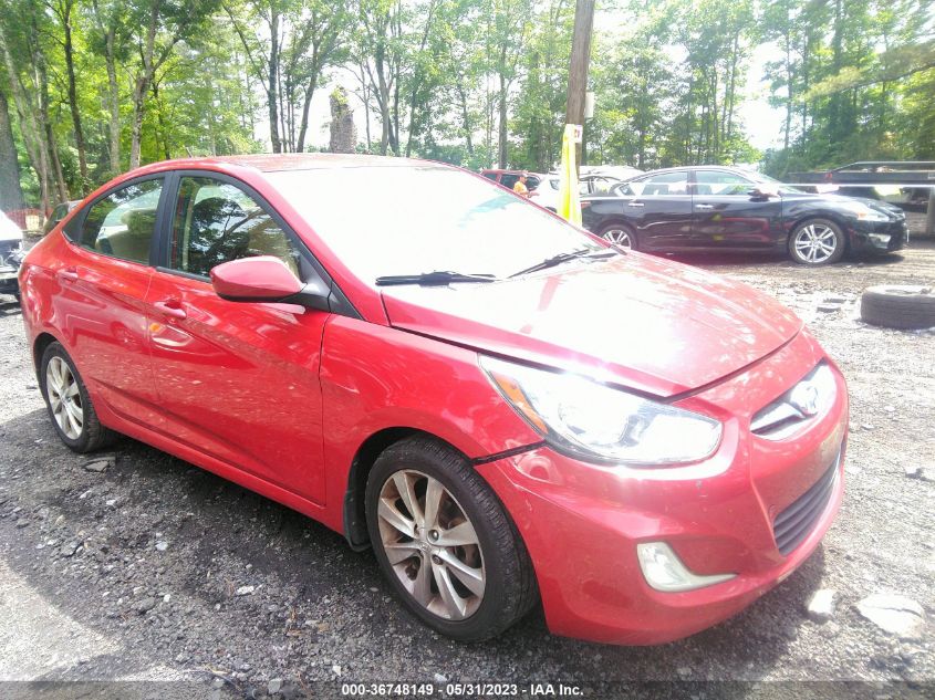 2013 HYUNDAI ACCENT GLS - KMHCU4AE8DU316470