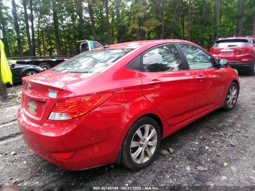 2013 HYUNDAI ACCENT GLS - KMHCU4AE8DU316470