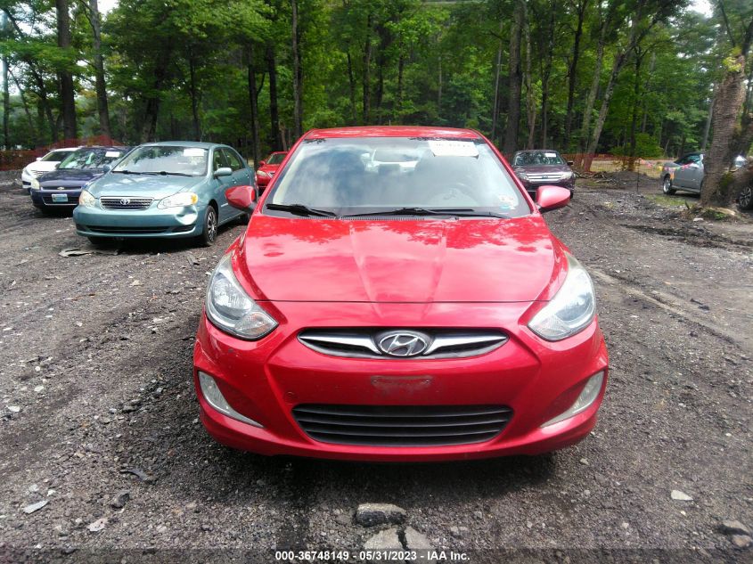 2013 HYUNDAI ACCENT GLS - KMHCU4AE8DU316470