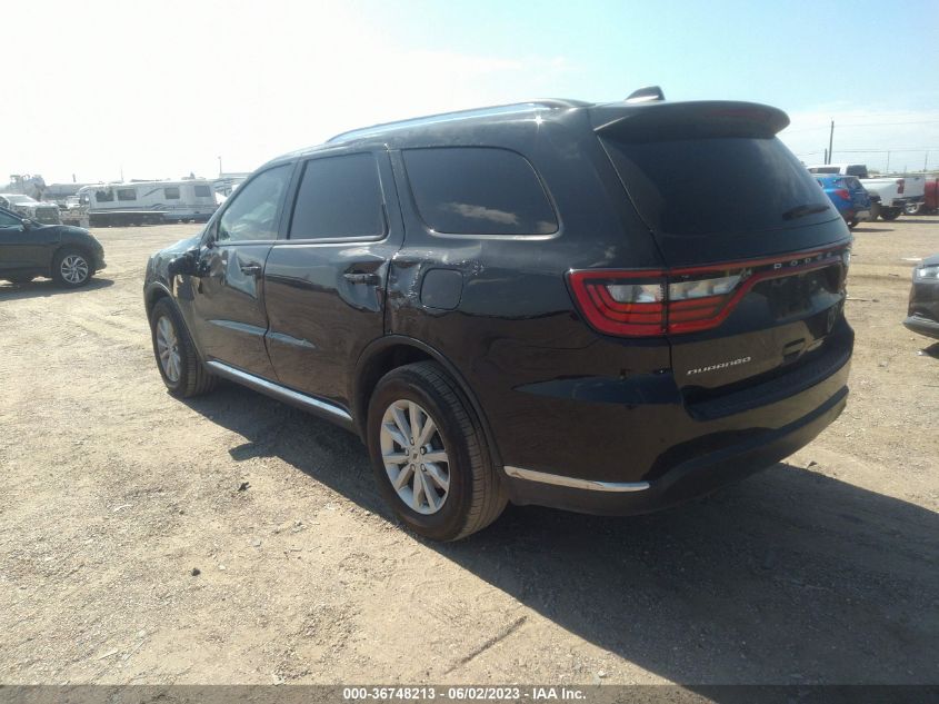 2022 DODGE DURANGO SXT - 1C4RDHAG0NC172928