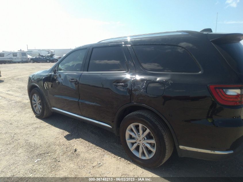 2022 DODGE DURANGO SXT - 1C4RDHAG0NC172928
