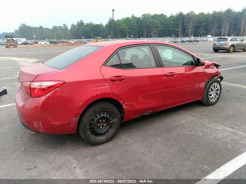 VIN 2T1BURHE8JC057264 2018 TOYOTA COROLLA LE