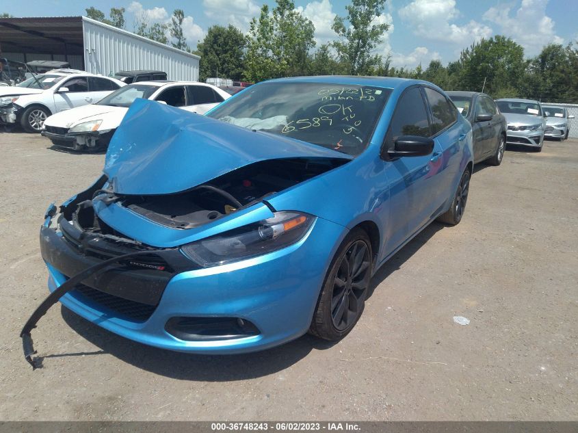 2016 DODGE DART SXT SPORT BLACKTOP - 1C3CDFFA5GD819128