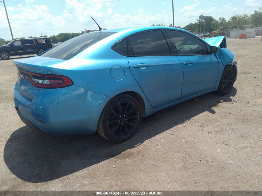 2016 DODGE DART SXT SPORT BLACKTOP - 1C3CDFFA5GD819128