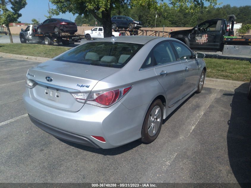 2014 HYUNDAI SONATA HYBRID - KMHEC4A48EA116761