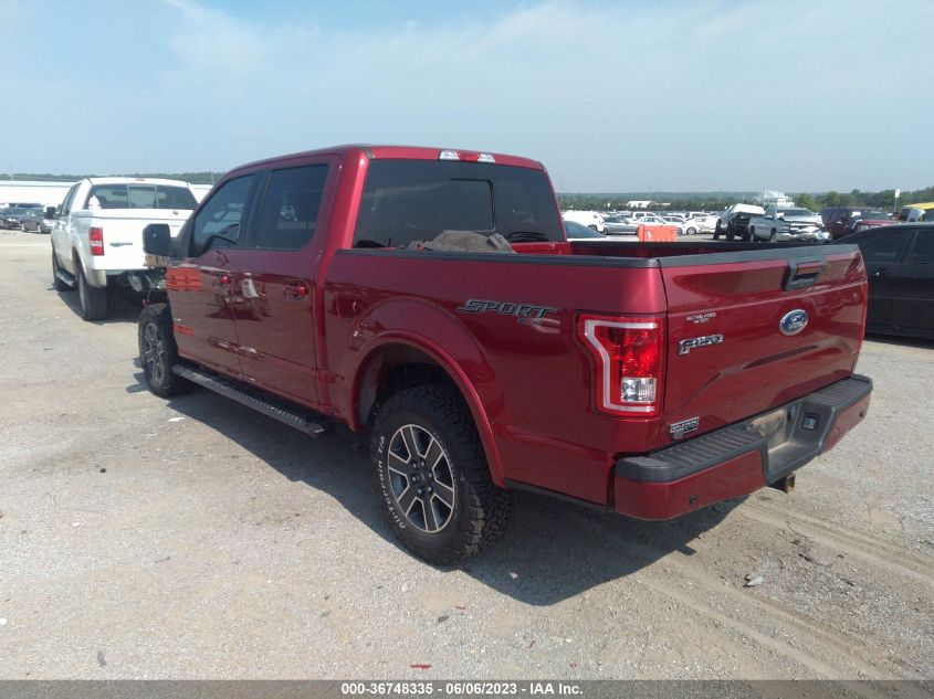 2016 FORD F-150 XLT/XL/LARIAT/PLATINUM - 1FTEW1EG3GKF46144