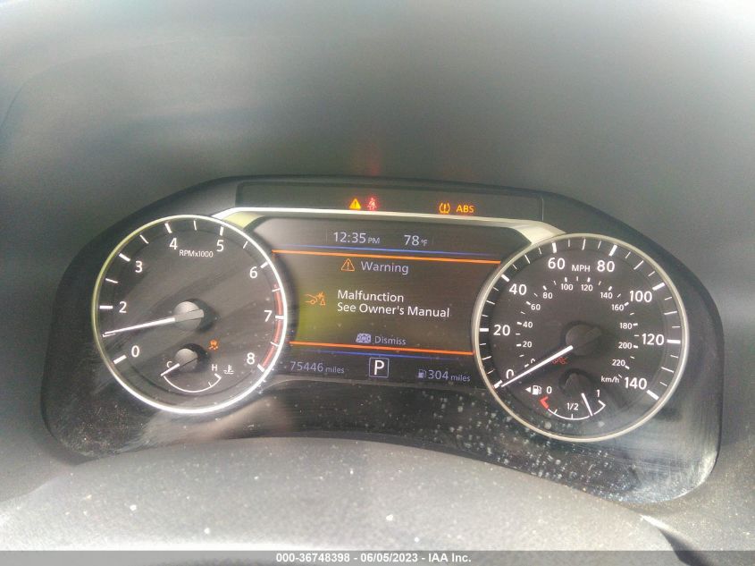 2019 NISSAN ALTIMA 2.5 SR - 1N4BL4CV5KC193199