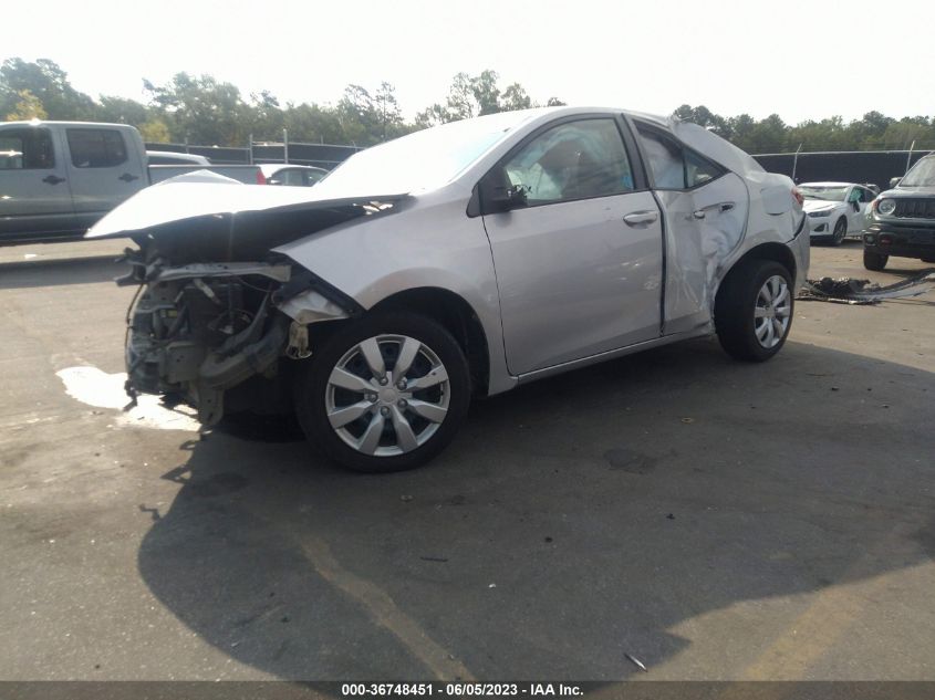 2015 TOYOTA COROLLA L/LE/S/S PLUS/LE PLUS - 2T1BURHE0FC348235