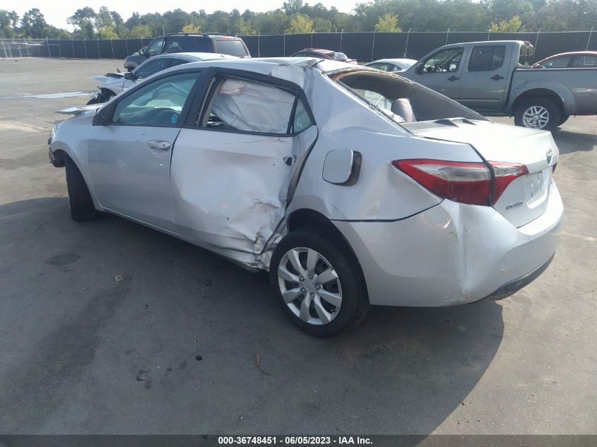 2015 TOYOTA COROLLA L/LE/S/S PLUS/LE PLUS - 2T1BURHE0FC348235