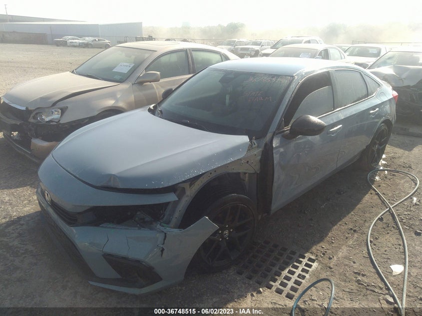 VIN 2HGFE2F56NH556053 2022 HONDA CIVIC SEDAN SPORT