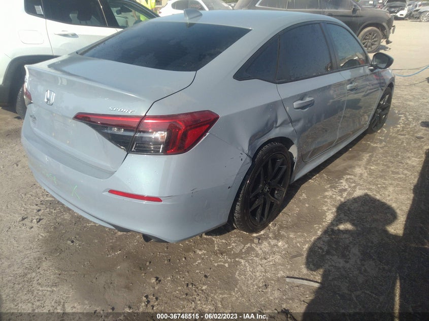VIN 2HGFE2F56NH556053 2022 HONDA CIVIC SEDAN SPORT