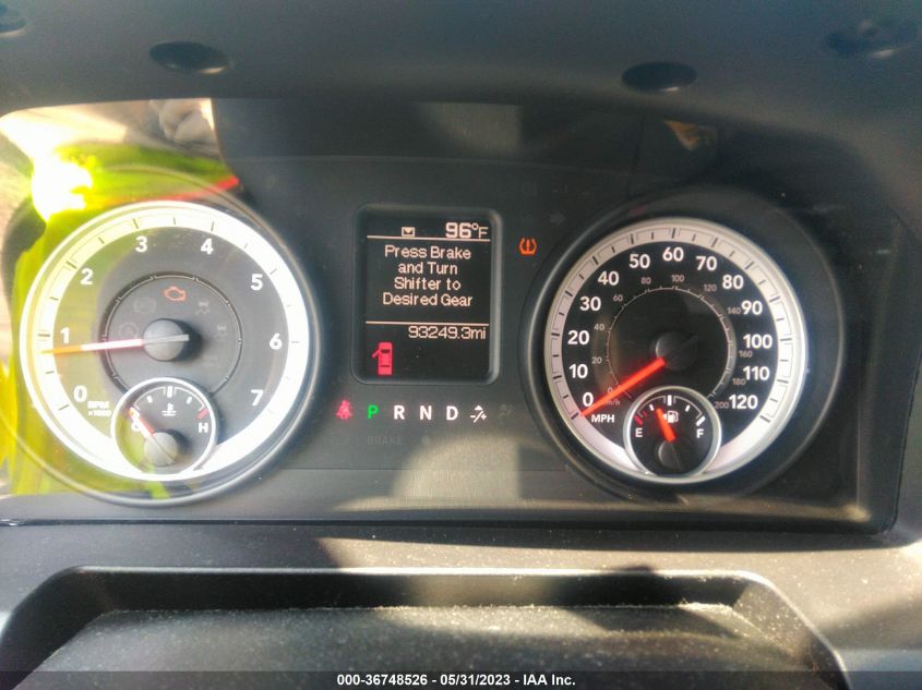 2013 RAM 1500 TRADESMAN - 1C6RR6KGXDS561785