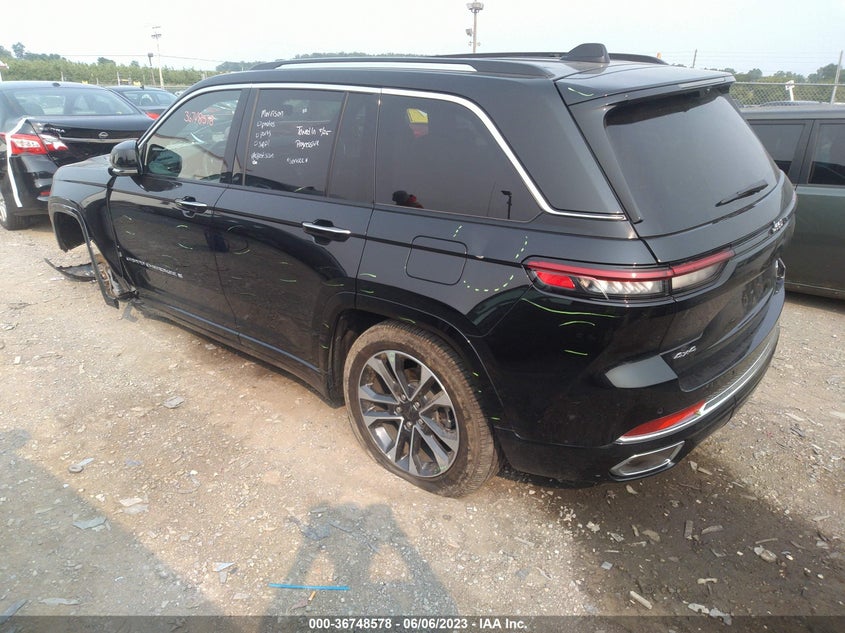 VIN 1C4RJHDG1N8565313 2022 JEEP GRAND CHEROKEE OVERLAND