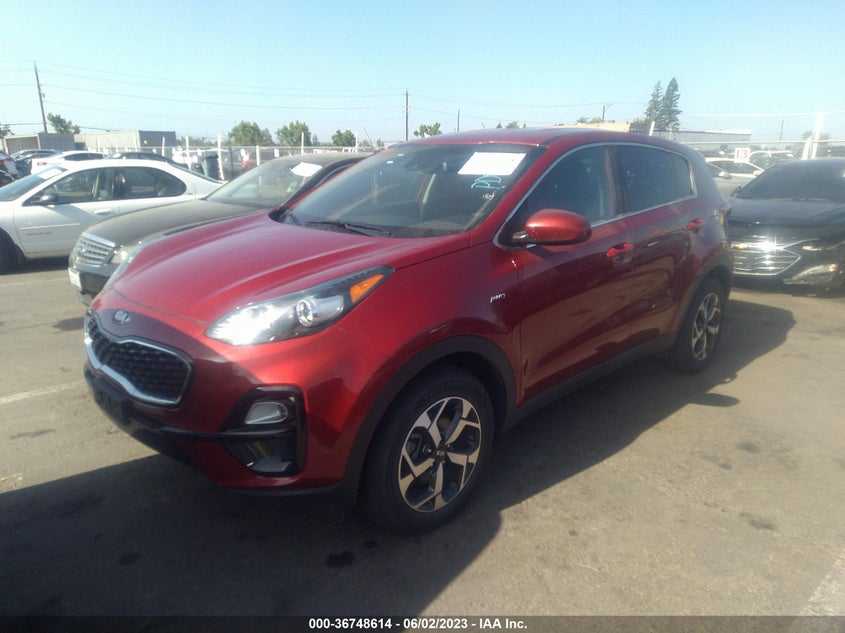 VIN KNDPMCAC7M7940371 2021 KIA SPORTAGE LX