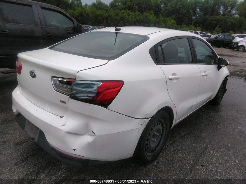 2016 KIA RIO LX - KNADM4A35G6576094