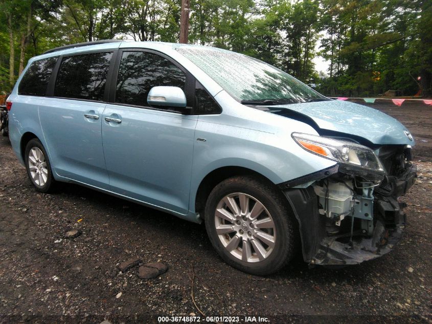 2017 TOYOTA SIENNA XLE - 5TDDZ3DC5HS147162