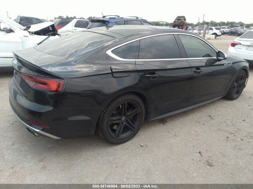 2018 AUDI S5 SPORTBACK PRESTIGE - WAUC4CF51JA033040