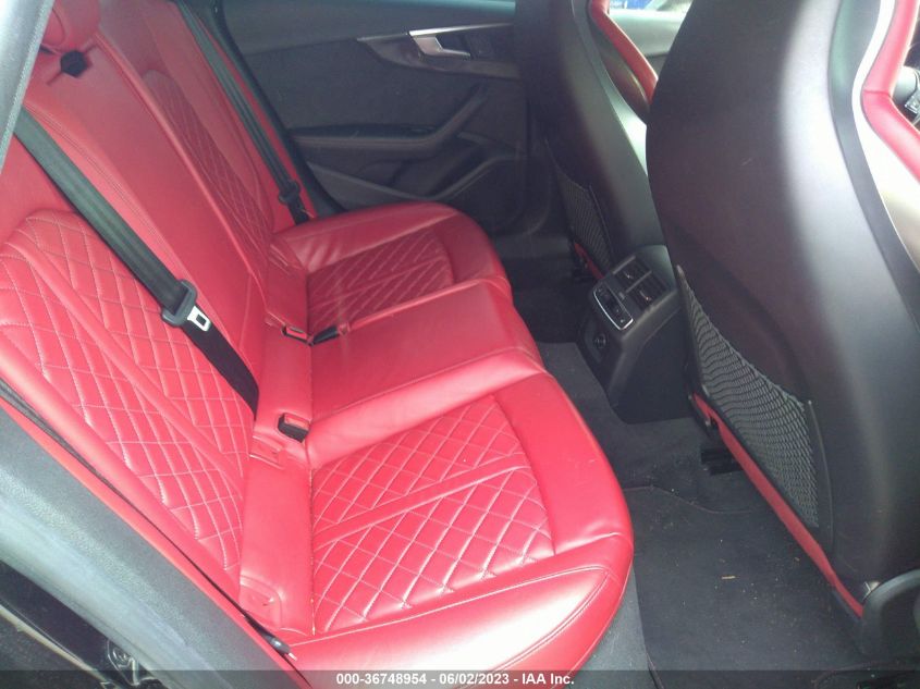 2018 AUDI S5 SPORTBACK PRESTIGE - WAUC4CF51JA033040
