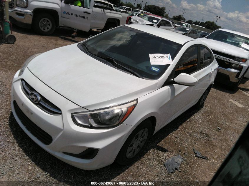 2016 HYUNDAI ACCENT SE - KMHCT4AE6GU083535