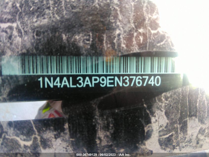 2014 NISSAN ALTIMA 2.5 - 1N4AL3AP9EN376740