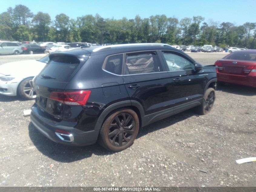 2022 VOLKSWAGEN TAOS SE - 3VVPX7B21NM018384
