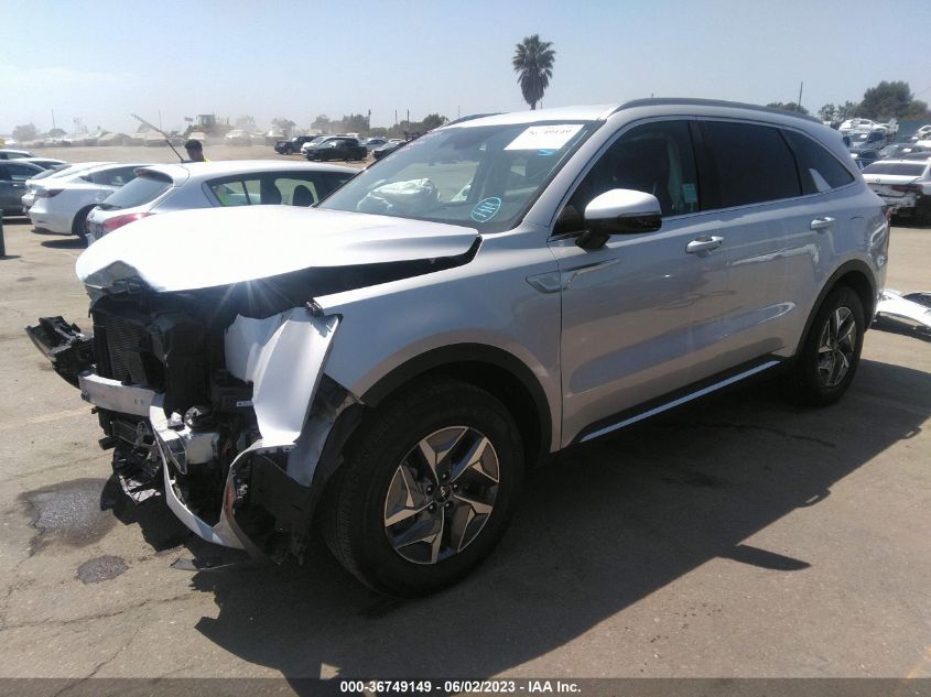 2022 KIA SORENTO HYBRID S KNDRG4LG9N5109974