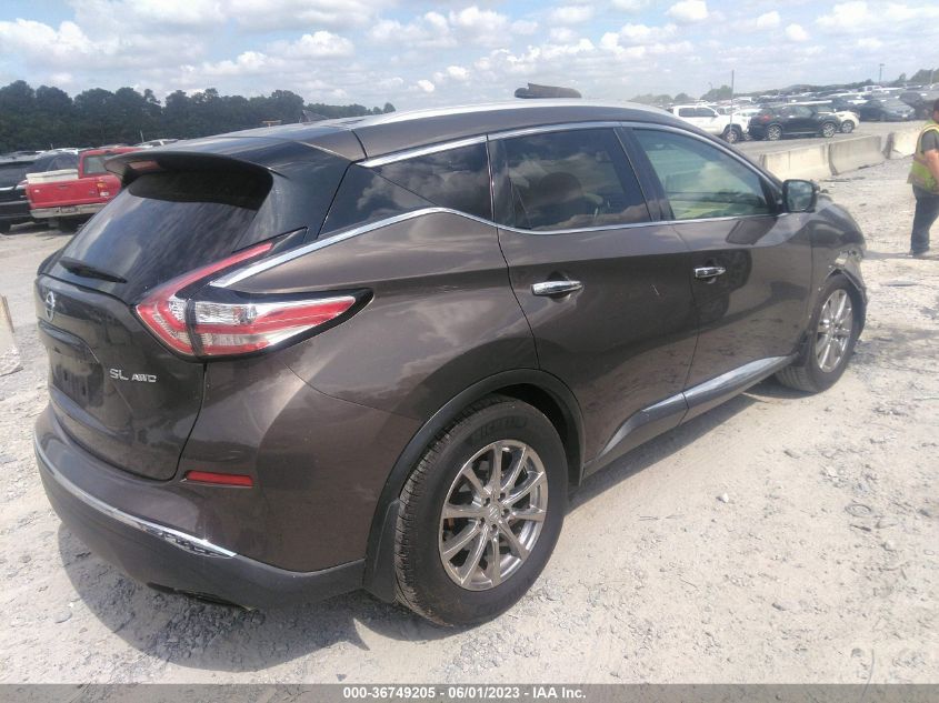 2016 NISSAN MURANO SL - 5N1AZ2MH8GN119851