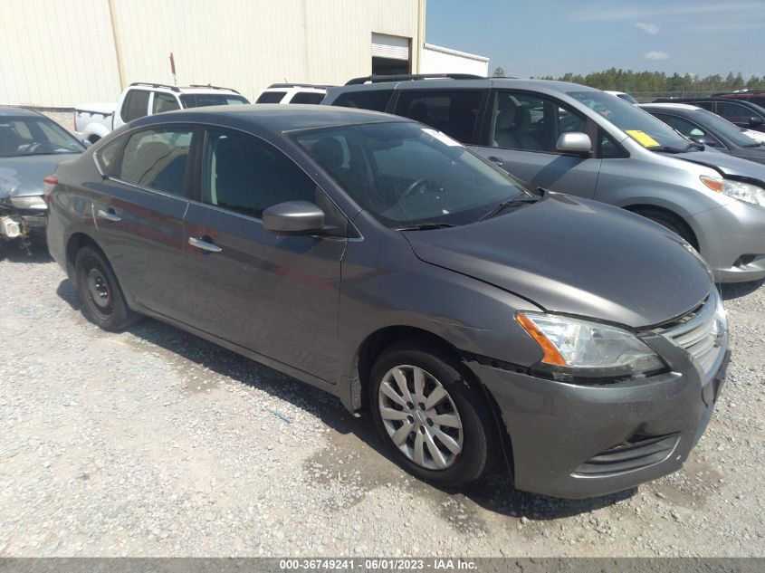 2015 NISSAN SENTRA S - 3N1AB7AP2FY254345