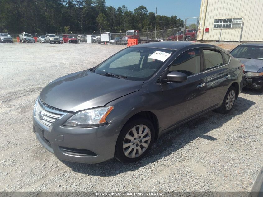 2015 NISSAN SENTRA S - 3N1AB7AP2FY254345