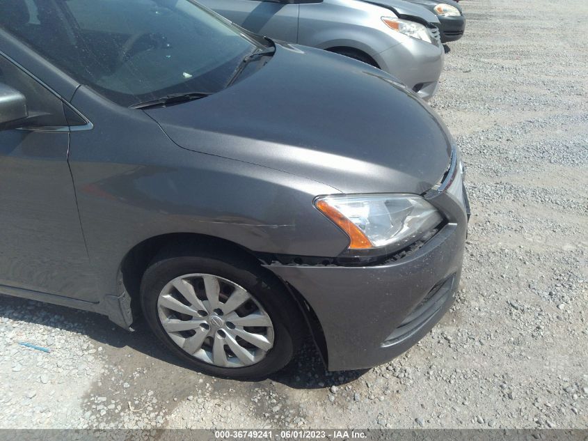 2015 NISSAN SENTRA S - 3N1AB7AP2FY254345