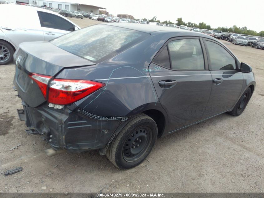 2015 TOYOTA COROLLA L/LE/S/S PLUS/LE PLUS - 2T1BURHE6FC404999