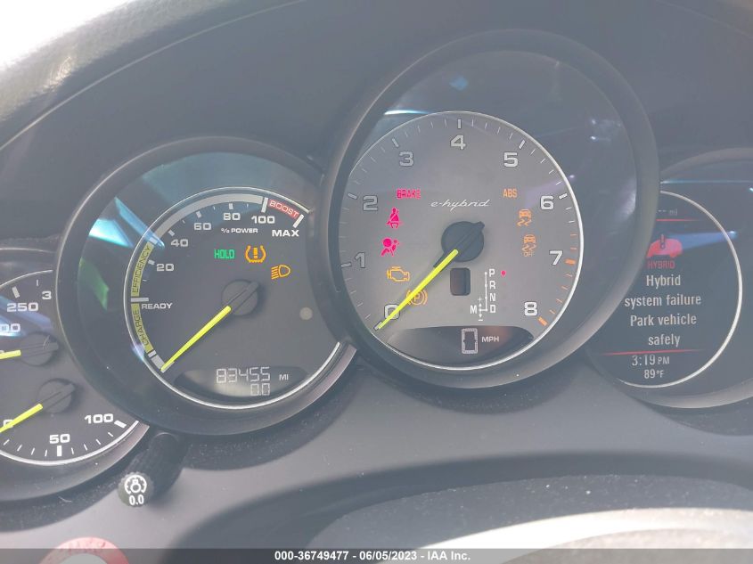 2016 PORSCHE CAYENNE S E-HYBRID - WP1AE2A2XGLA17378