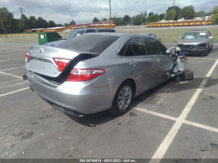 2015 TOYOTA CAMRY XLE/SE/LE/XSE - 4T4BF1FK4FR500199