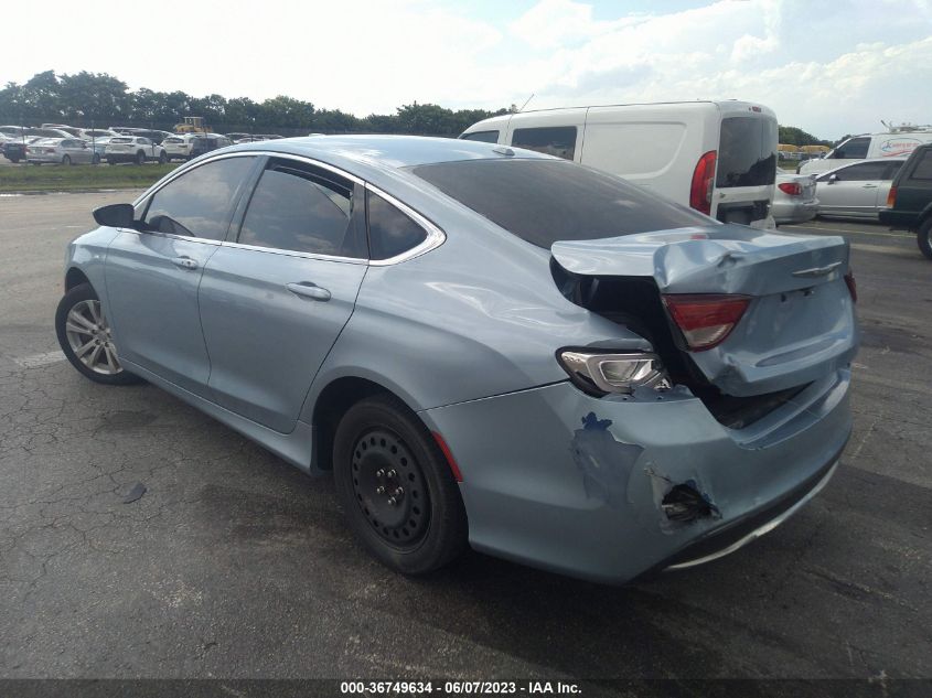2015 CHRYSLER 200 LIMITED - 1C3CCCAB9FN675187