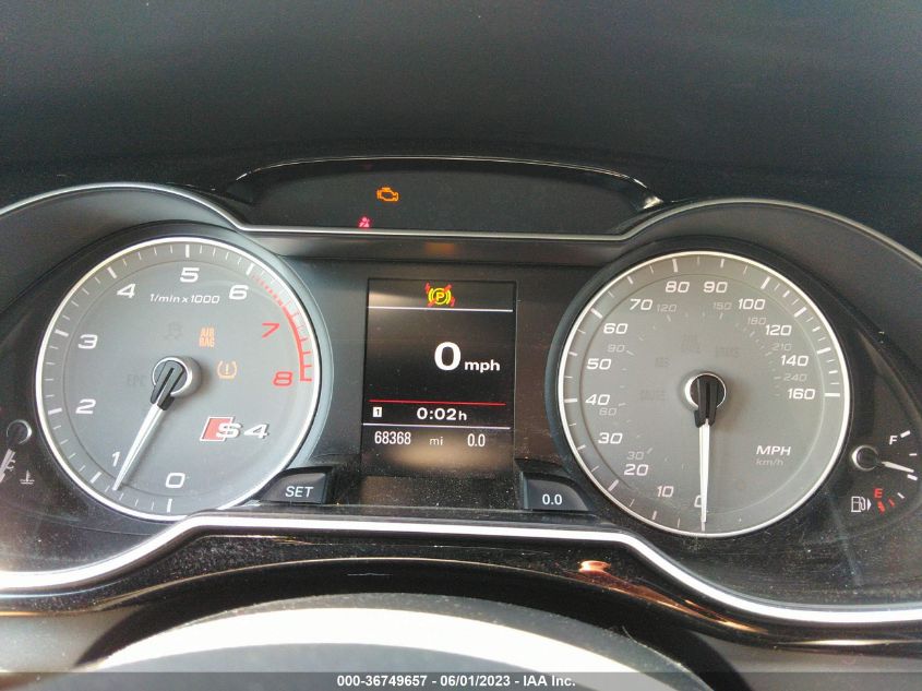 2016 AUDI S4 PREMIUM PLUS - WAUDGAFL2GA007618