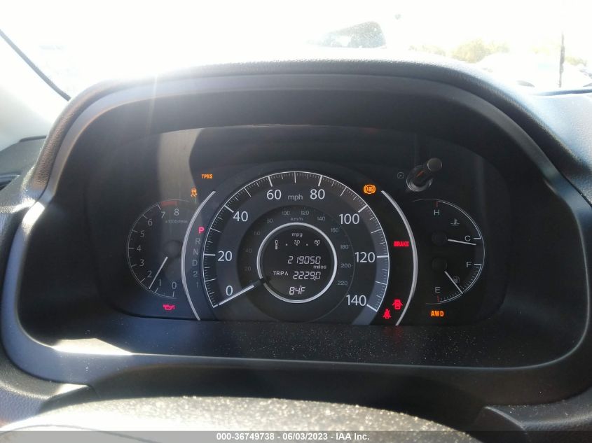 2013 HONDA CR-V EX-L - 2HKRM4H77DH663174