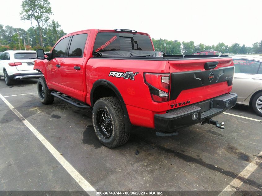 2020 NISSAN TITAN SV/SL/PRO-4X/PLATINUM RES - 1N6AA1ED8LN510491