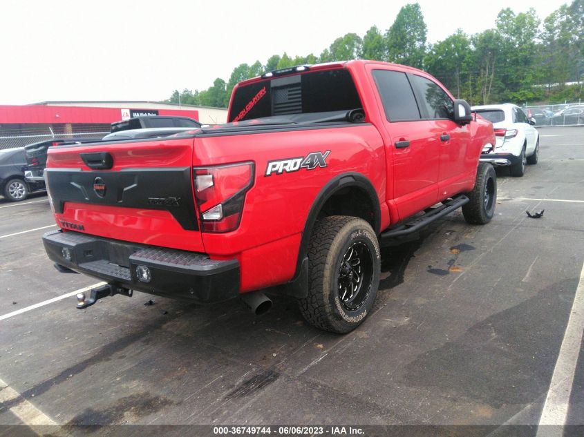 2020 NISSAN TITAN SV/SL/PRO-4X/PLATINUM RES - 1N6AA1ED8LN510491