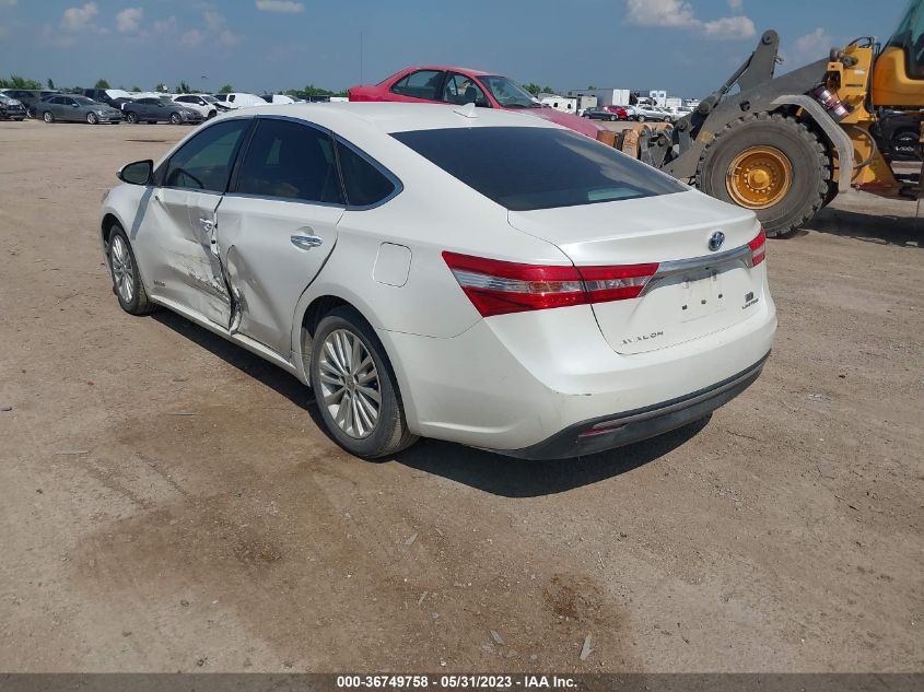 2013 TOYOTA AVALON HYBRID XLE PREMIUM 4T1BD1EB5DU006206