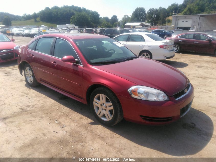 2013 CHEVROLET IMPALA LT - 2G1WG5E38D1125708