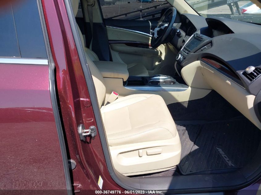 2016 ACURA MDX W/TECH/W/TECH - 5FRYD4H43GB041738