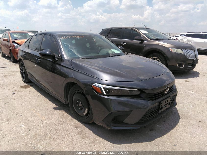 2022 HONDA CIVIC SEDAN SPORT - 2HGFE2F55NH531399