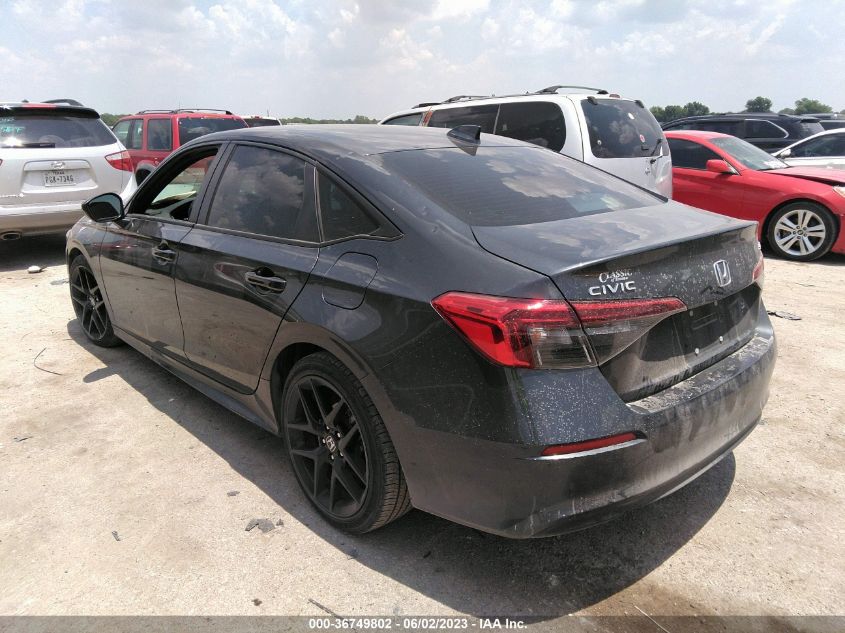 2022 HONDA CIVIC SEDAN SPORT - 2HGFE2F55NH531399